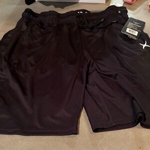 Game Time Black Men's Athletic Shorts